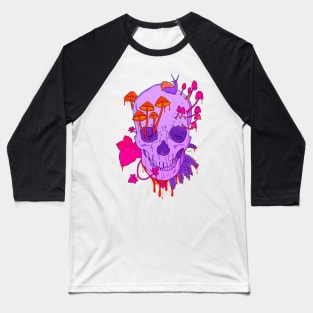 Growing Skull Baseball T-Shirt